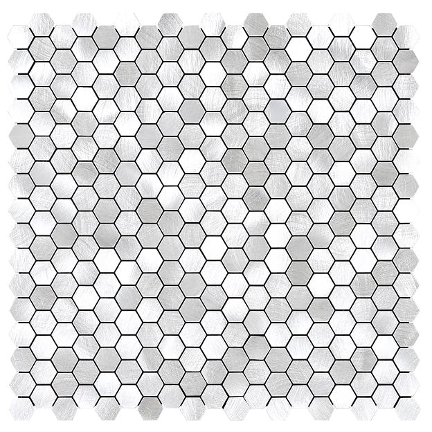 Hexagon Peel & Stick Backsplash Tiles - DIY Kitchen Wall Decor for Easy Upgrade