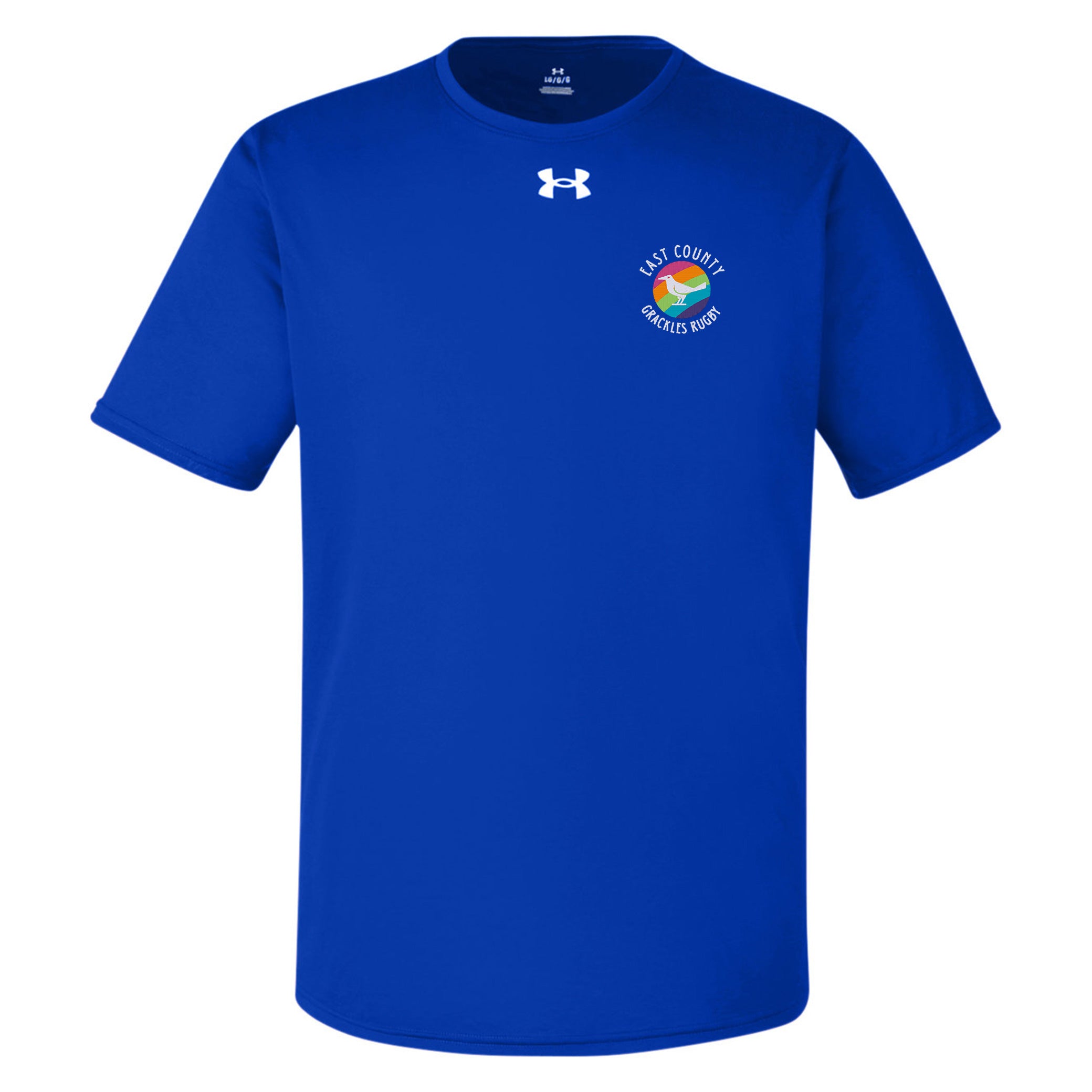 East Co. Grackles UA Team Tech T-Shirt - Moisture-Wicking Performance Shirt for Sports & Casual Wear | Men's Athletic Apparel for Training, Gym & Everyday Use