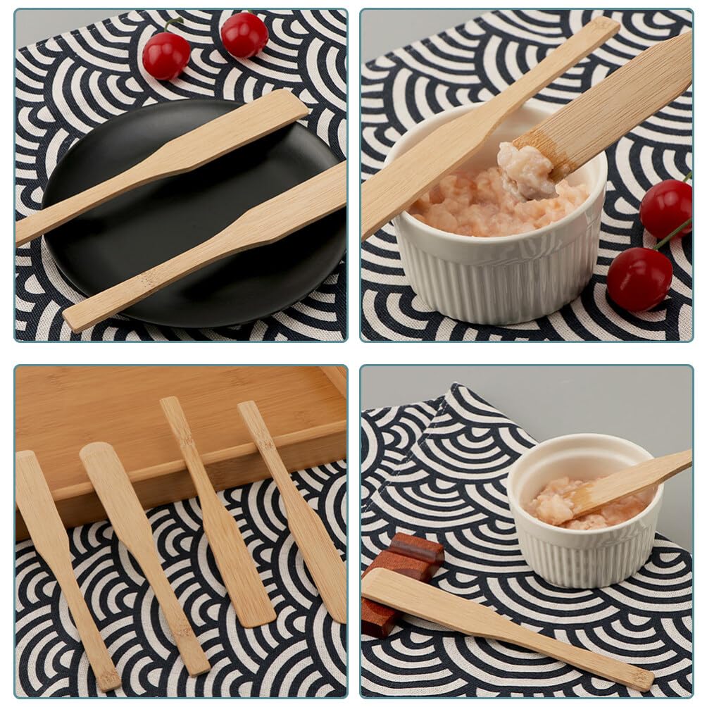 12-Piece Cabilock Mixing Spoon Set - Pastry Scraper, Dough Cutter, Wonton Stuffing Spoon - Essential Baking & Dumpling Making Tools for Home Cooks & Professional Chefs - Perfect for Cake Decorating, Cocktail Mixing, and Asian Cuisine Preparation