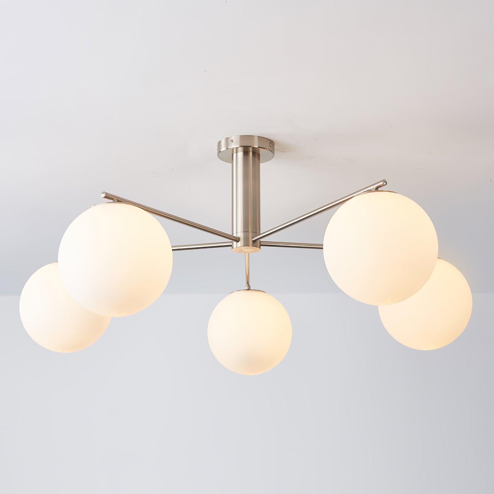 Briette Crystal Chandelier - Modern Elegant Ceiling Light Fixture for Dining Room, Living Room & Bedroom | Perfect for Home Decor & Wedding Venues