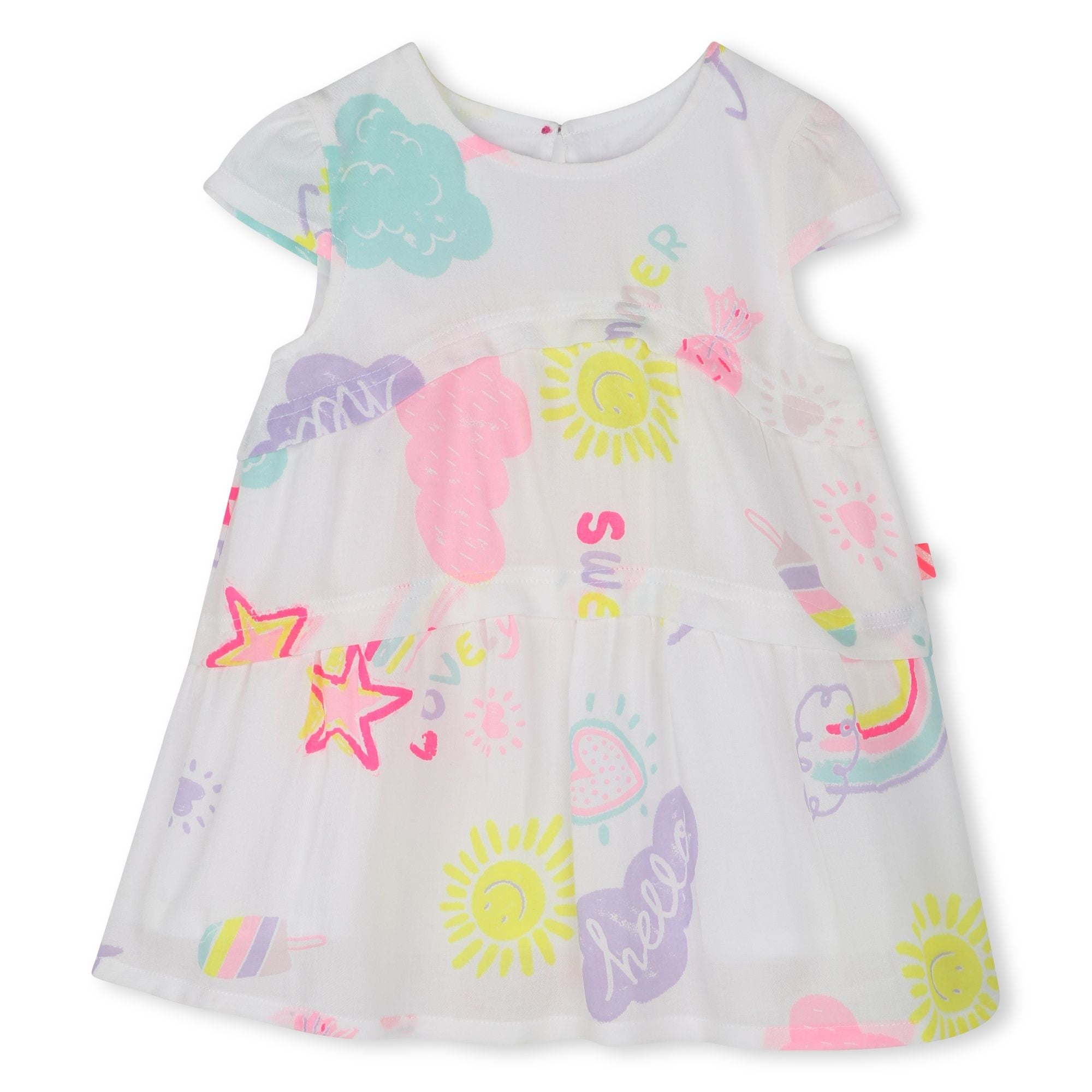 Billieblush White Dress and Bloomers Set for Girls - Perfect for Easter, Birthday Parties, and Special Occasions