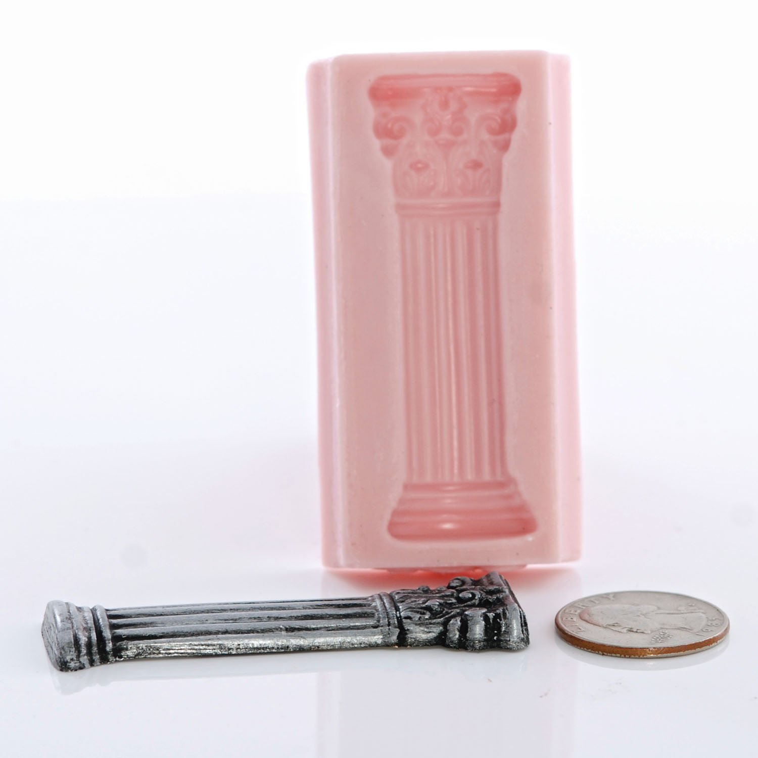 Small Roman Column Silicone Mold - Food Safe for Chocolate, Fondant, Candy, Resin, Clay & Jewelry Making - Flexible & Easy to Use - Perfect for Baking, DIY Crafts & Home Decor