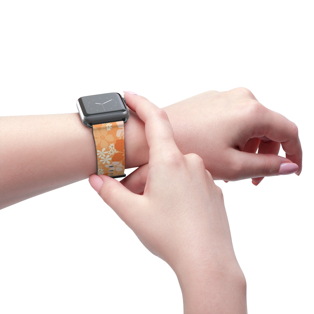 Groovy Pua Watch Band - Durable Silicone Replacement Strap for Apple Watch, Fitbit & Samsung - Perfect for Workouts, Swimming & Everyday Wear