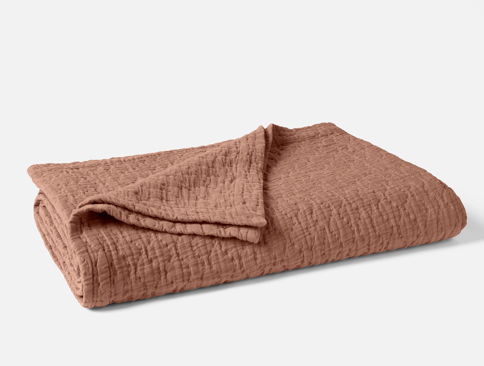 Organic Pescadero Matelasse Blanket - Soft & Cozy Handwoven Cotton Throw for Bed, Sofa & Outdoor Use - Eco-Friendly Home Decor Gift