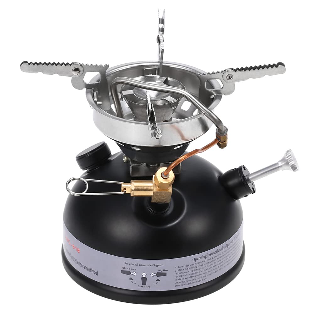 Berdo Portable Outdoor Gasoline Stove - Compact Camping Stove for Hiking, Backpacking & Survival - Liquid Fuel & Diesel Compatible - Ideal for Outdoor Cooking, Emergency Preparedness & Off-Grid Adventures