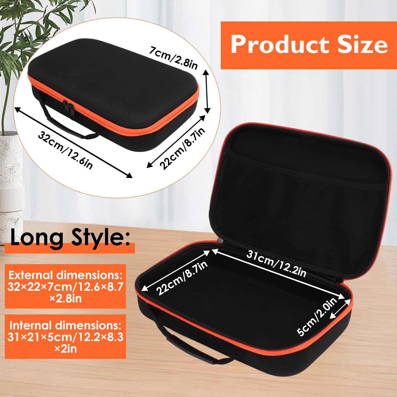 Durable 12.6x8.7 Inch Oxford Cloth Drill Tool Bag - Portable Electric Grinder Storage Case with Handle & Zipper Pouch - Fits Drill, Pliers, Wrench, Screwdriver - Perfect for Electricians, DIY Projects & Workshop Organization