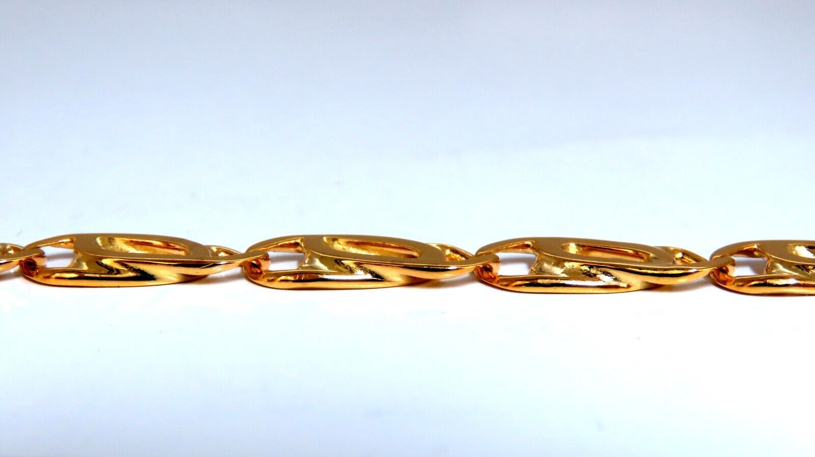 14kt Gold Modified Paper Clip Link Bracelet - 15.6 Grams Elegant Jewelry for Women, Perfect for Everyday Wear, Office & Special Occasions