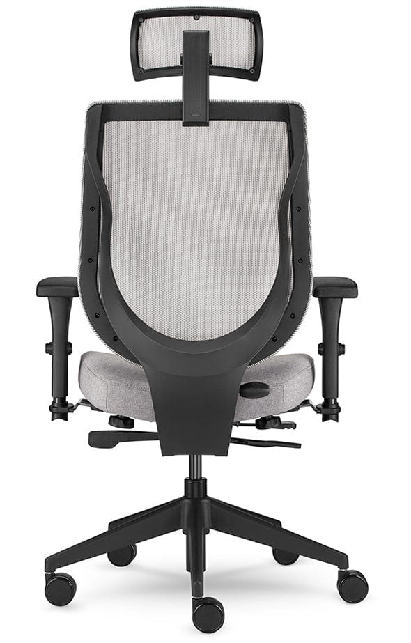 Allseating You Too 24/7 Heavy Duty Mid Back Mesh Office Chair with Lumbar Support [Model 85046] - Ergonomic Desk Chair for Home & Office Workspaces