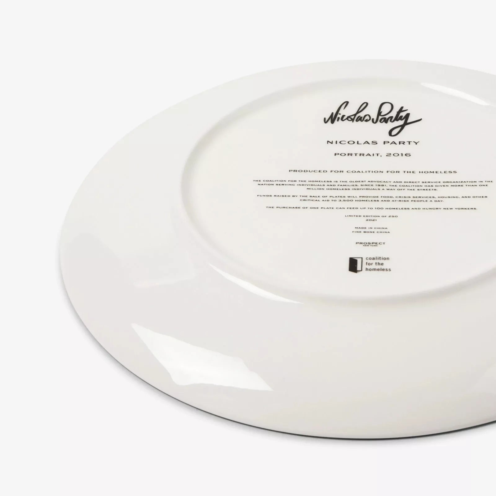 Nicolas Party Portrait Plate - Hand-Painted Ceramic Art Plate for Home Decor, Gift & Collectible - Perfect for Wall Display, Dining Table Centerpiece & Art Enthusiasts