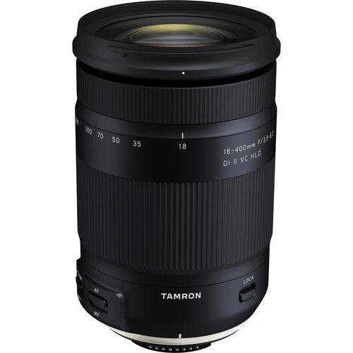 Tamron 18-400mm f/3.5-6.3 Di II VC HLD All-in-One Zoom Lens for Canon/Nikon DSLR Cameras - Perfect for Travel, Wildlife & Sports Photography