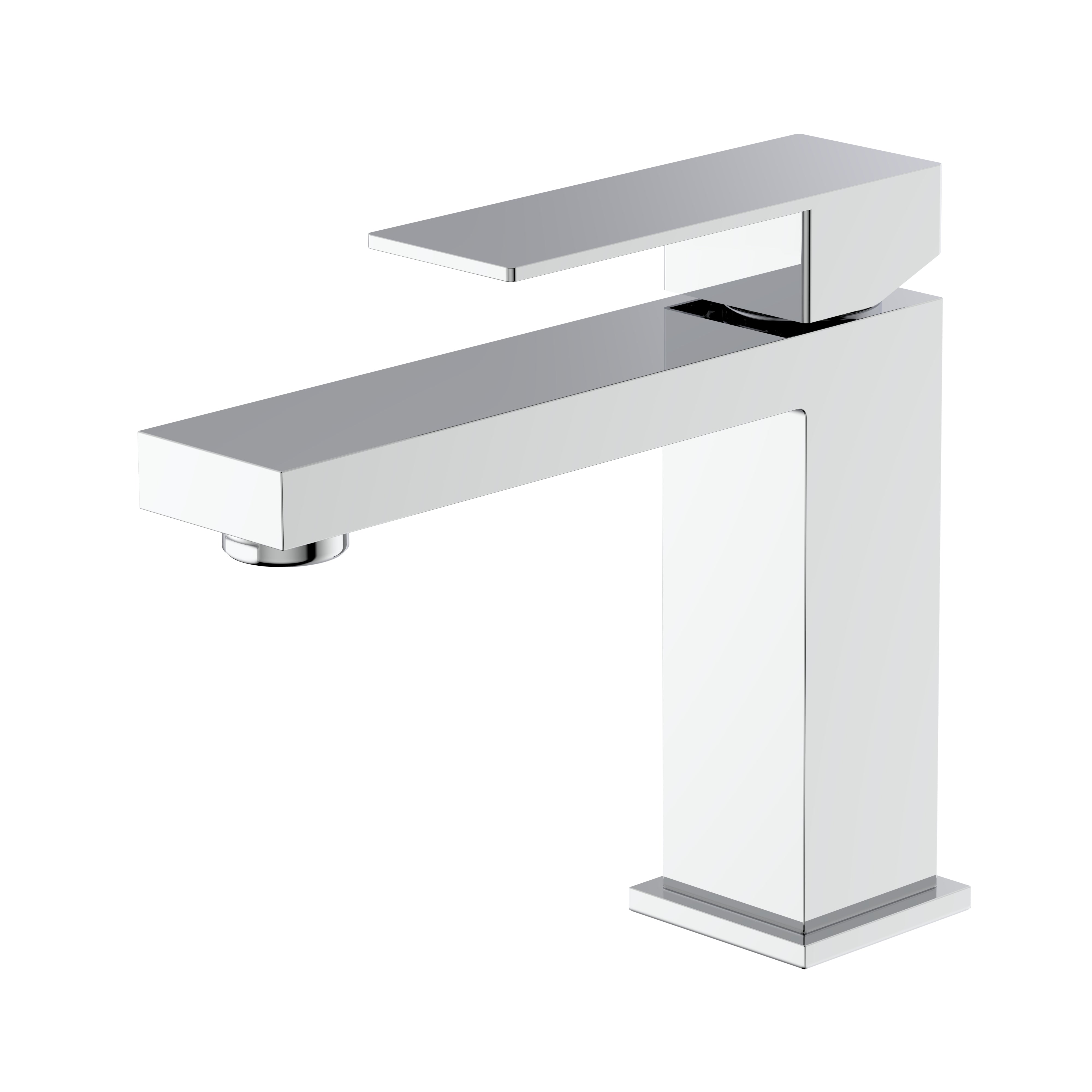 DAX Roma Single Handle Bathroom Faucet - Modern Waterfall Spout Design for Sink Vanity, Bathroom & Powder Room - Oil Rubbed Bronze Finish, Easy Installation (Use in Home, Hotel, or Office Restroom)