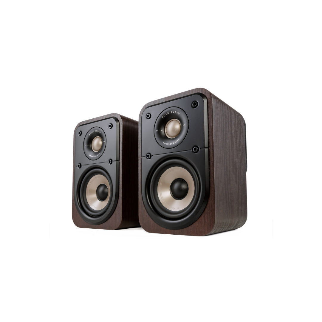 Polk Signature Elite ES10 High-Resolution Surround Sound Speakers (Pair) - Premium Home Theater System for Movies, Gaming & Music - Perfect for Living Room & Entertainment Spaces