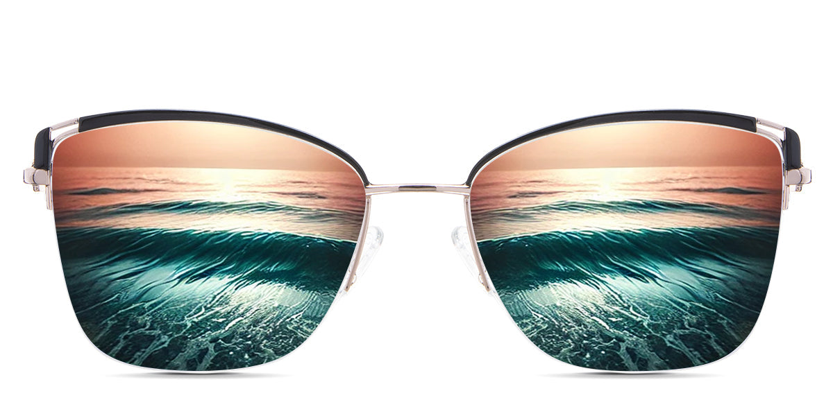 Phoebe Women's Prescription Polarized Sunglasses - UV Protection, Fashionable & Comfortable for Driving, Outdoor Activities & Daily Wear