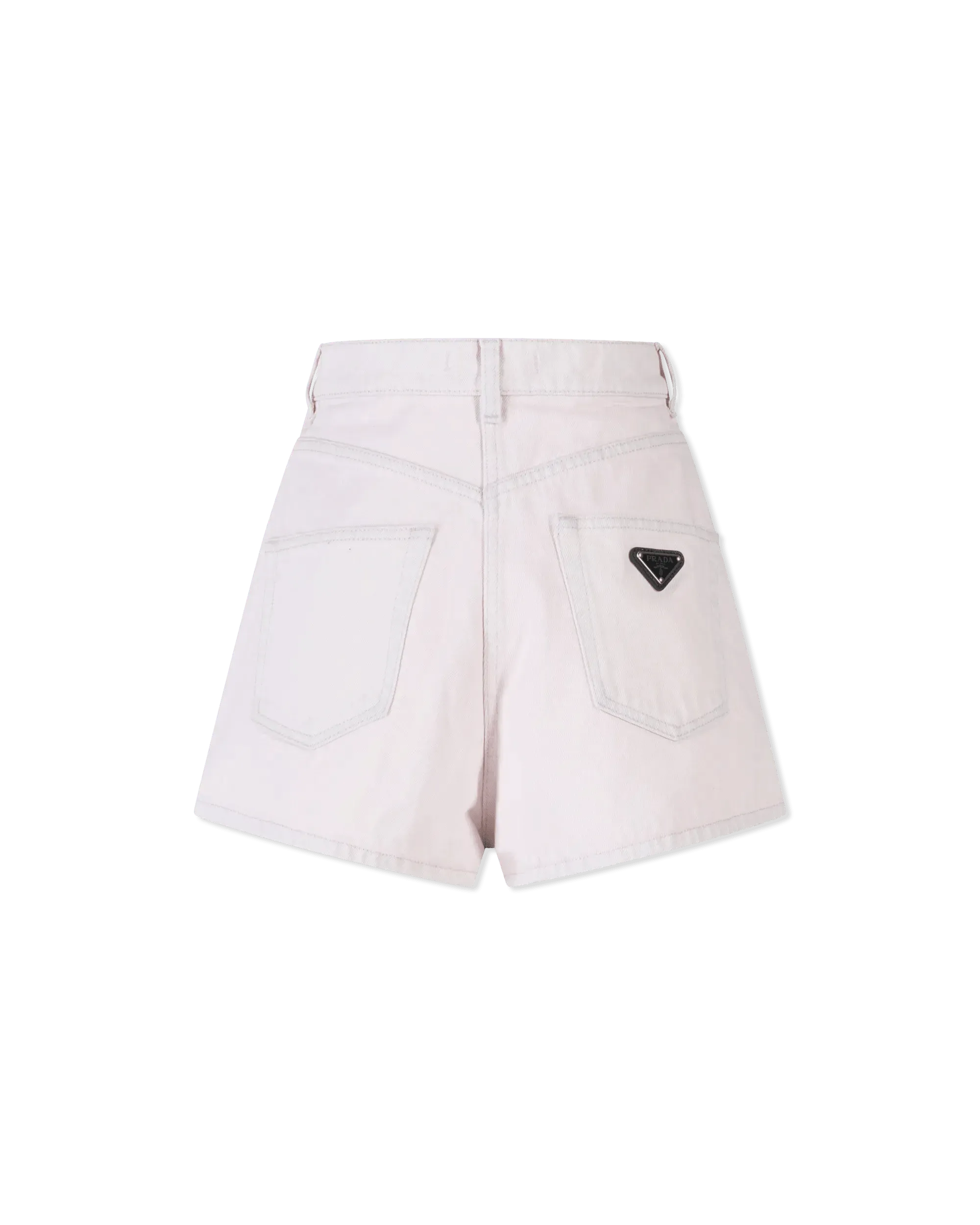 Stylish A-Line Embroidered Logo Denim Shorts for Women - Casual Summer Outfits & Beach Vacations