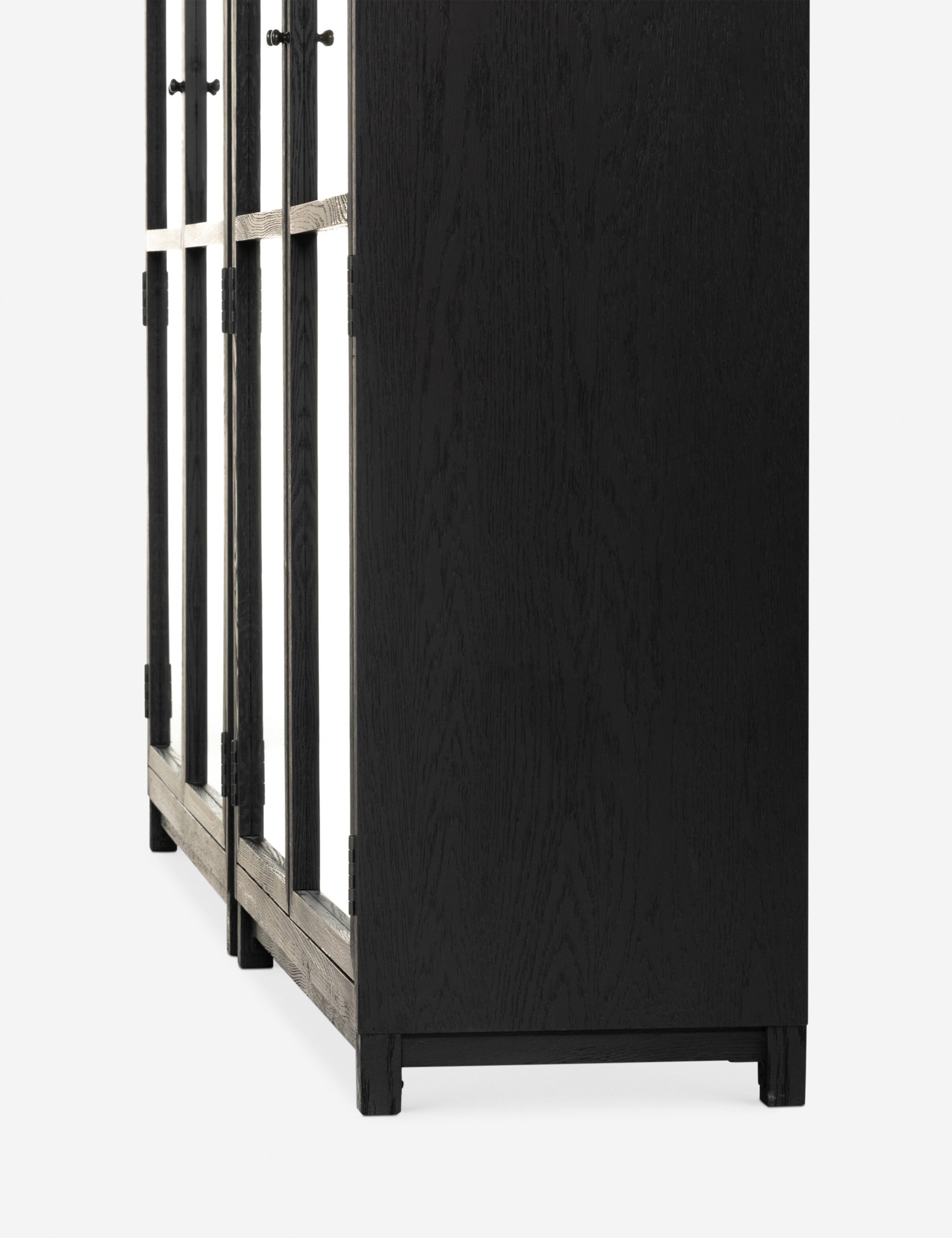Stylish Carly Double Full Curio Cabinet - Glass Display Case for Collectibles & Home Decor - Perfect for Living Room, Dining Room or Office Display