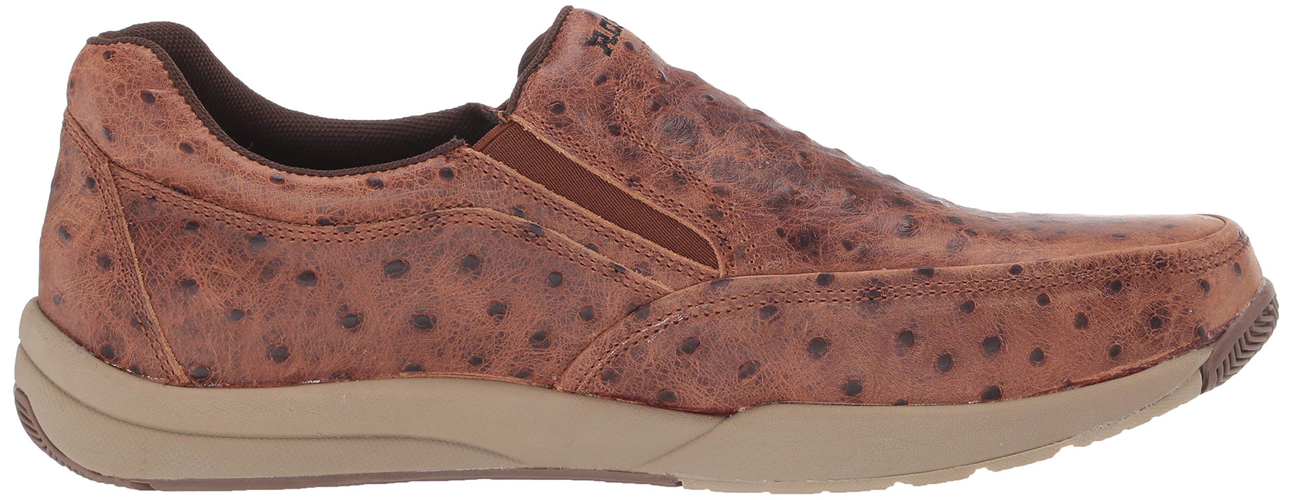 ROPER Men's Ulysess Slip-On Casual Loafers - Comfortable Brown Leather Shoes for Walking, Office & Everyday Wear