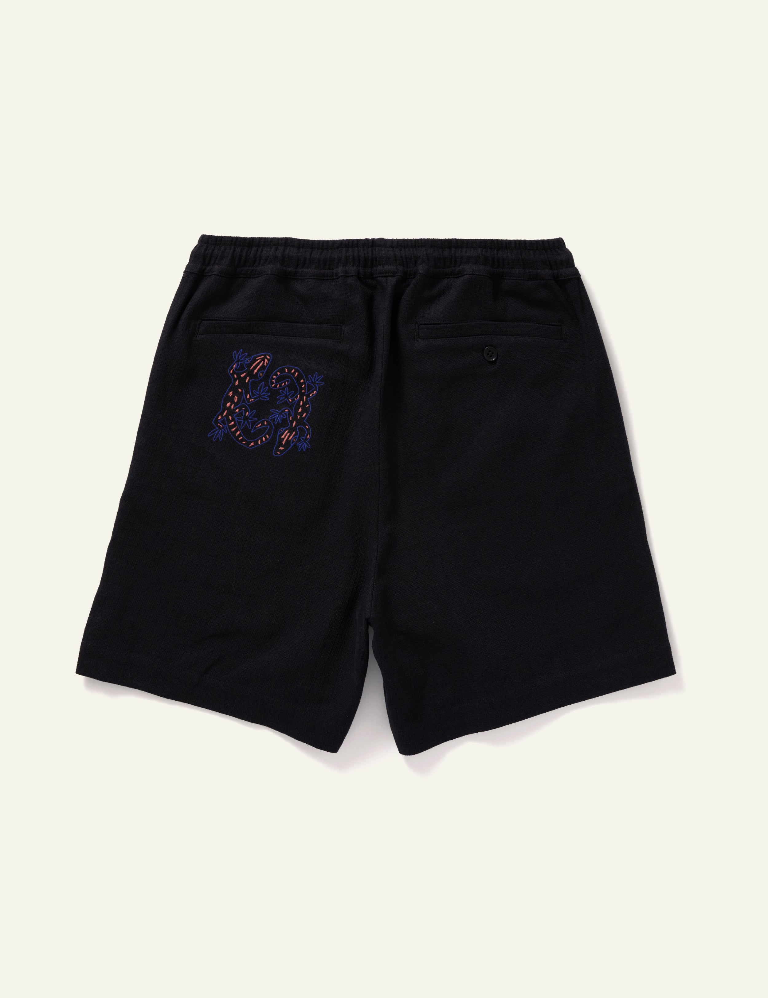 Bali's Landscape Shorts for Men - Comfortable & Stylish Black Casual Shorts for Travel, Beach & Outdoor Activities