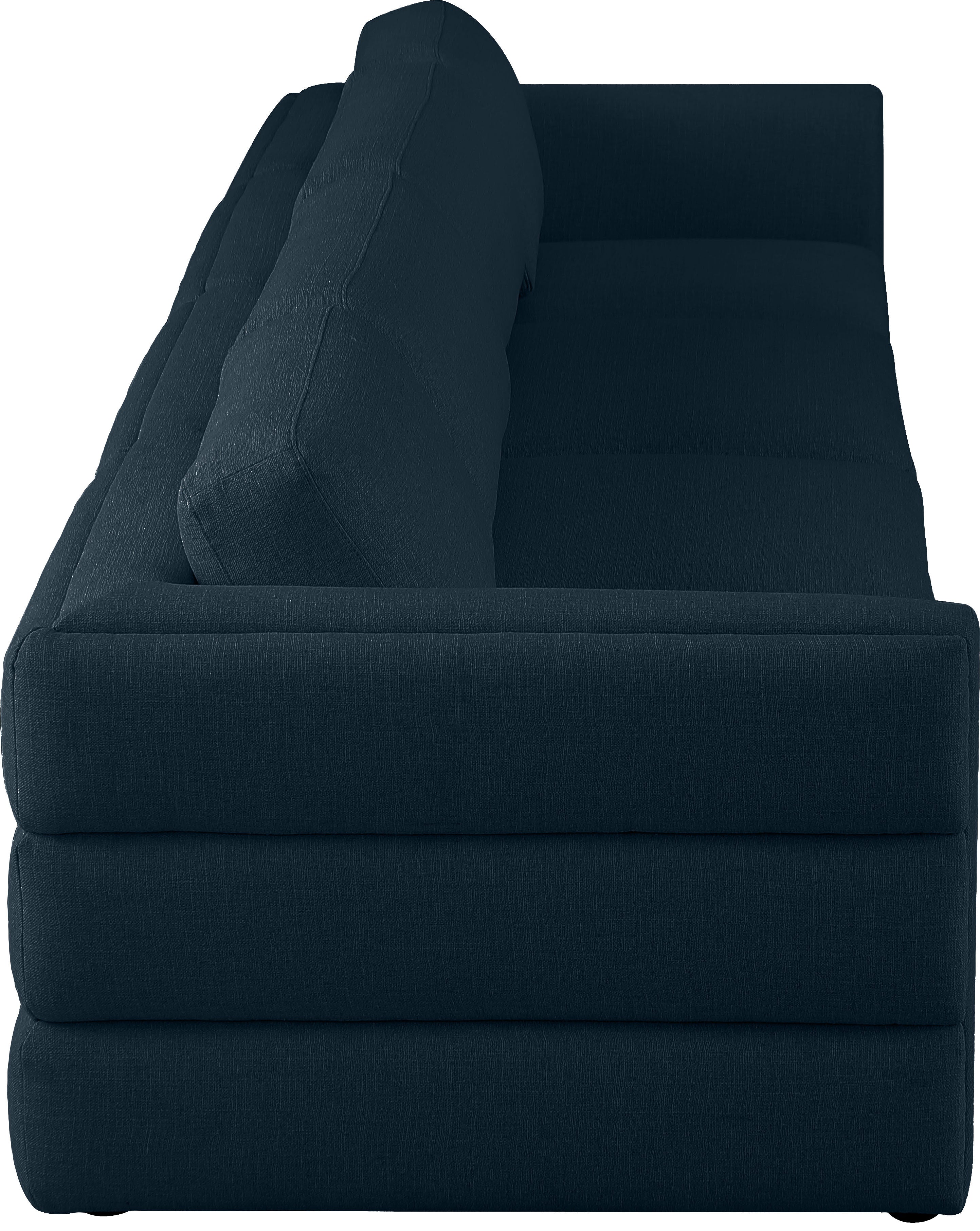 Beckham Durable Linen Textured Fabric Modular Sectional Sofa - Modern Living Room Furniture for Small Spaces & Apartments | Comfortable Lounge Seating for Family Gatherings & Movie Nights