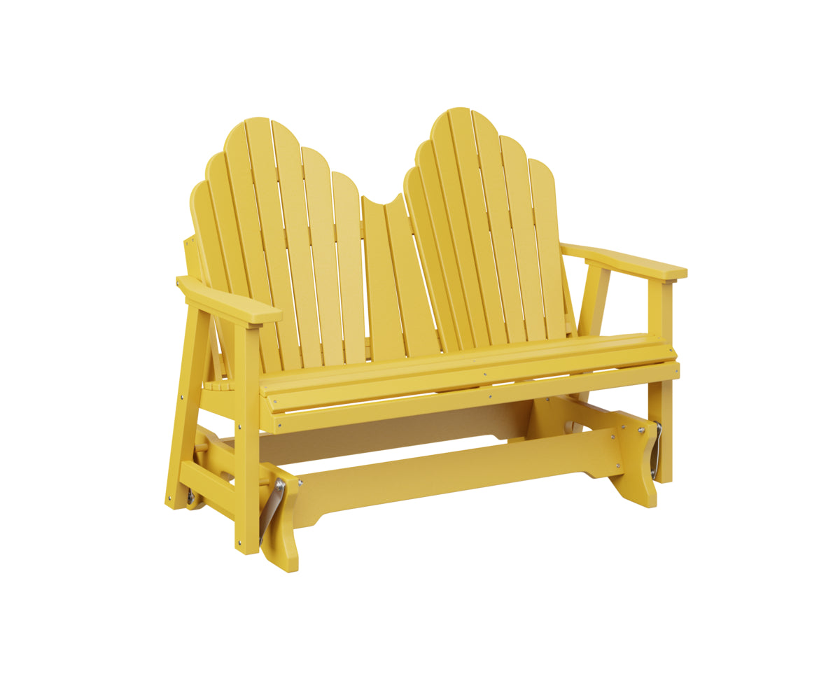 Berlin Gardens Cozi Back Double Glider - Outdoor Patio Swing with Canopy, Comfortable 2-Person Bench Glider for Garden, Porch, Deck - Perfect for Relaxing and Enjoying Nature