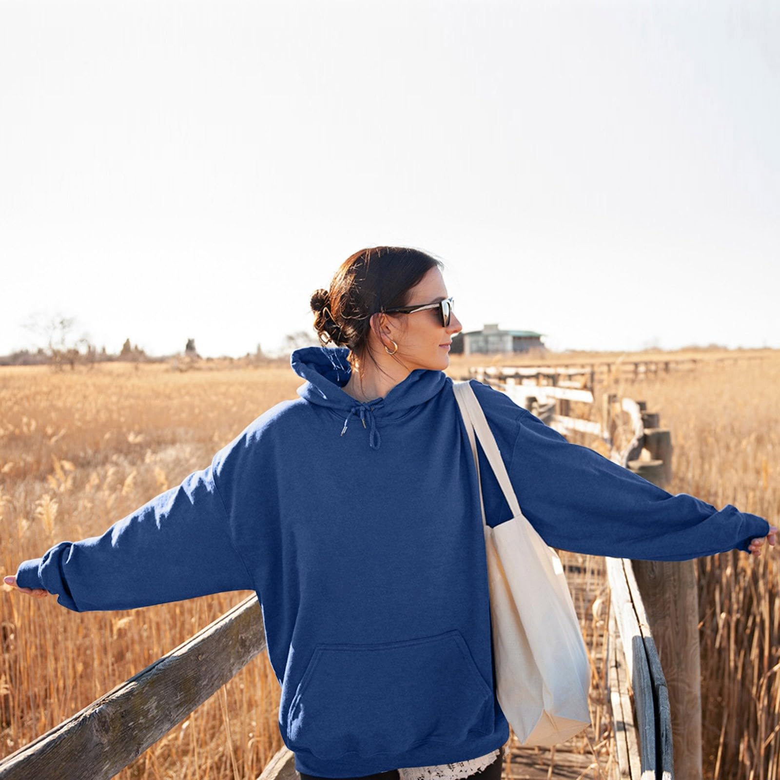 Women's Plus Size Jesus Hoodies - Faith Sweatshirts with Bible Verses for Church & Daily Wear