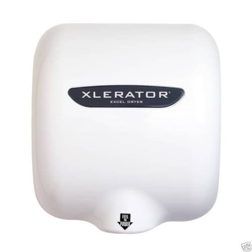 Excel Fastest Commercial Electric Hand Dryer XL - High Speed Automatic Sensor Hand Dryer for Bathrooms (Dries Hands in 10 Seconds, White) - Perfect for Restaurants, Hospitals, and Public Restrooms