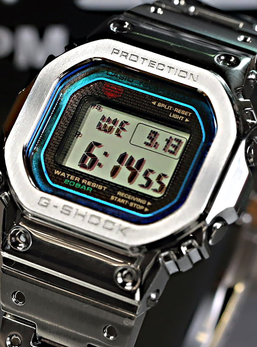 CASIO G-Shock GMW-B5000PC-1JF Full Metal 5000 Series Shock Resistant Watch - Made in Japan - JDM - Perfect for Outdoor Sports, Hiking & Everyday Wear