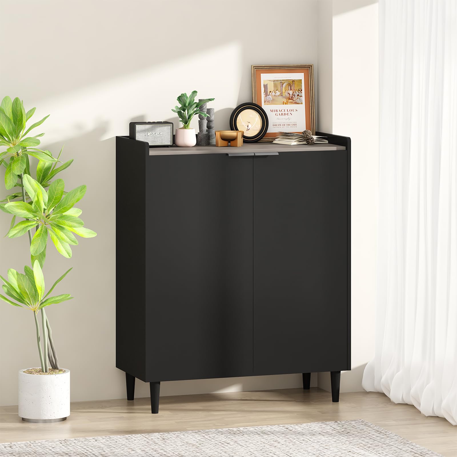 Industrial Wine Bar Cabinet 37
