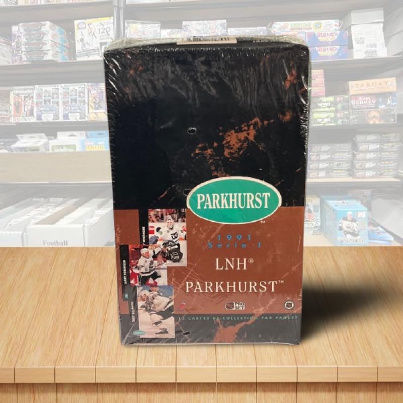 1991-92 Parkhurst French Canadian Series 1 Hockey Hobby Box - 36 Packs Per Box | Vintage NHL Trading Cards Collection | Perfect for Collectors, Investors & Hockey Fans