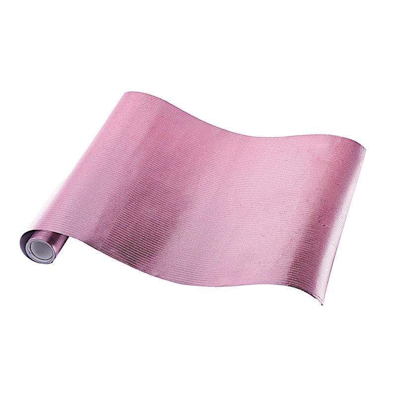12x108 Glitter Ridge Design Disposable Paper Table Runner Roll - Perfect for Weddings, Parties & Holiday Decorations