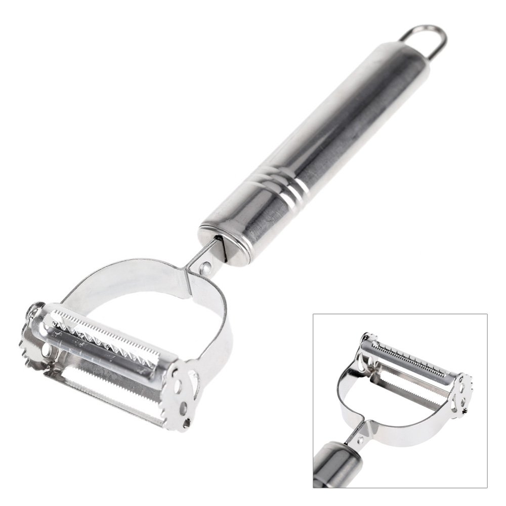 Premium Stainless Steel Vegetable Peeler - Potato Apple Carrot Peeler with Comfort Grip - Sharp Kitchen Tool for Cooking, Baking & Meal Prep - Ideal for Home Chefs & Professional Kitchens