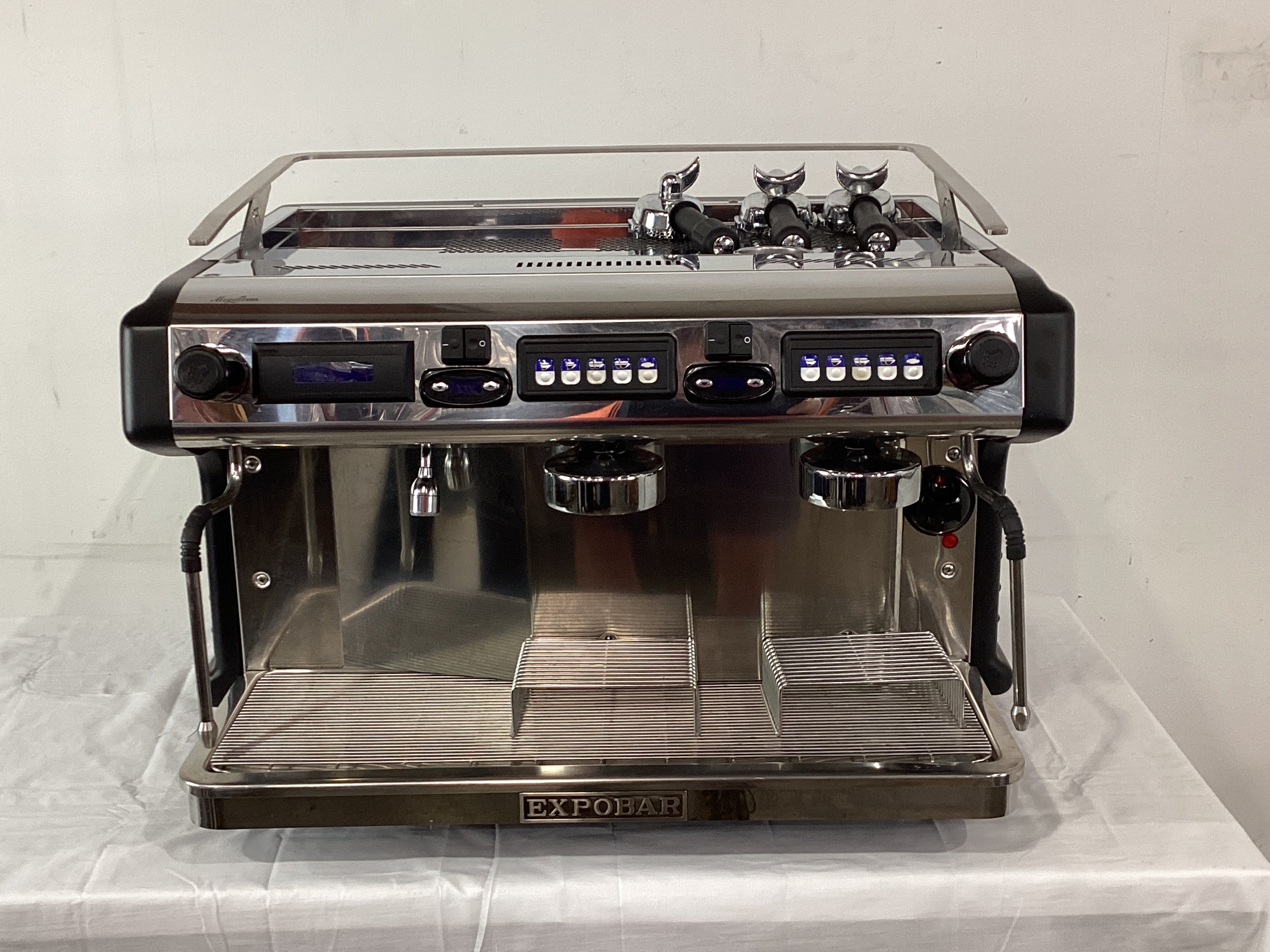 Expobar MA C 2GR 2 Group Commercial Coffee Machine 837901 - Perfect for Cafes, Restaurants & Offices - Heavy Duty Espresso Maker for High Volume Use