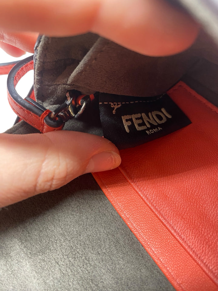 Authentic Fendi Nappa Leather Micro Baguette Bag - Luxury Designer Crossbody Purse for Women | Perfect for Parties, Date Nights & Everyday Elegance