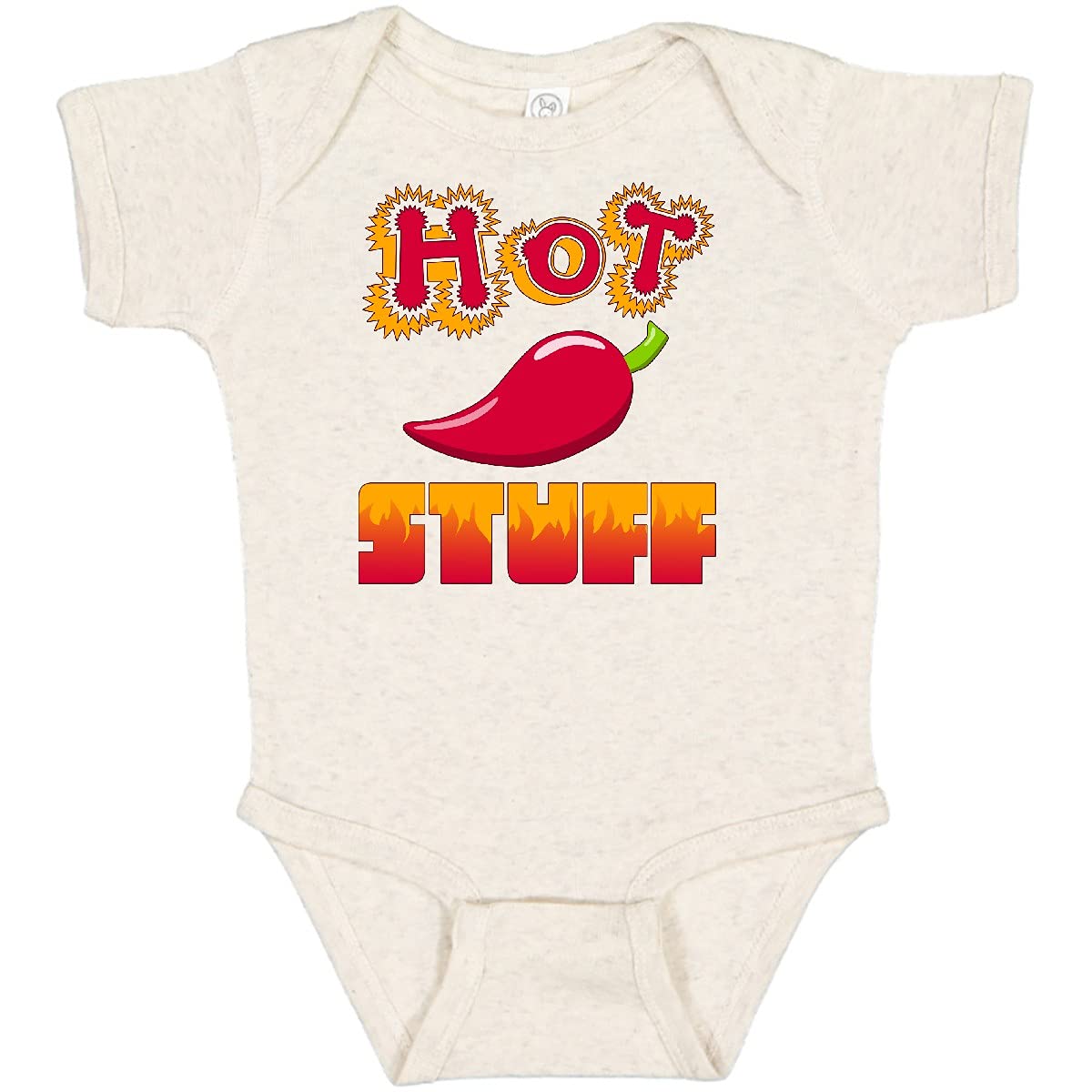 Inktastic Hot Stuff Baby Bodysuit - Cute & Comfortable Infant Onesie for Boys & Girls - Perfect for Playtime, Photos & Everyday Wear