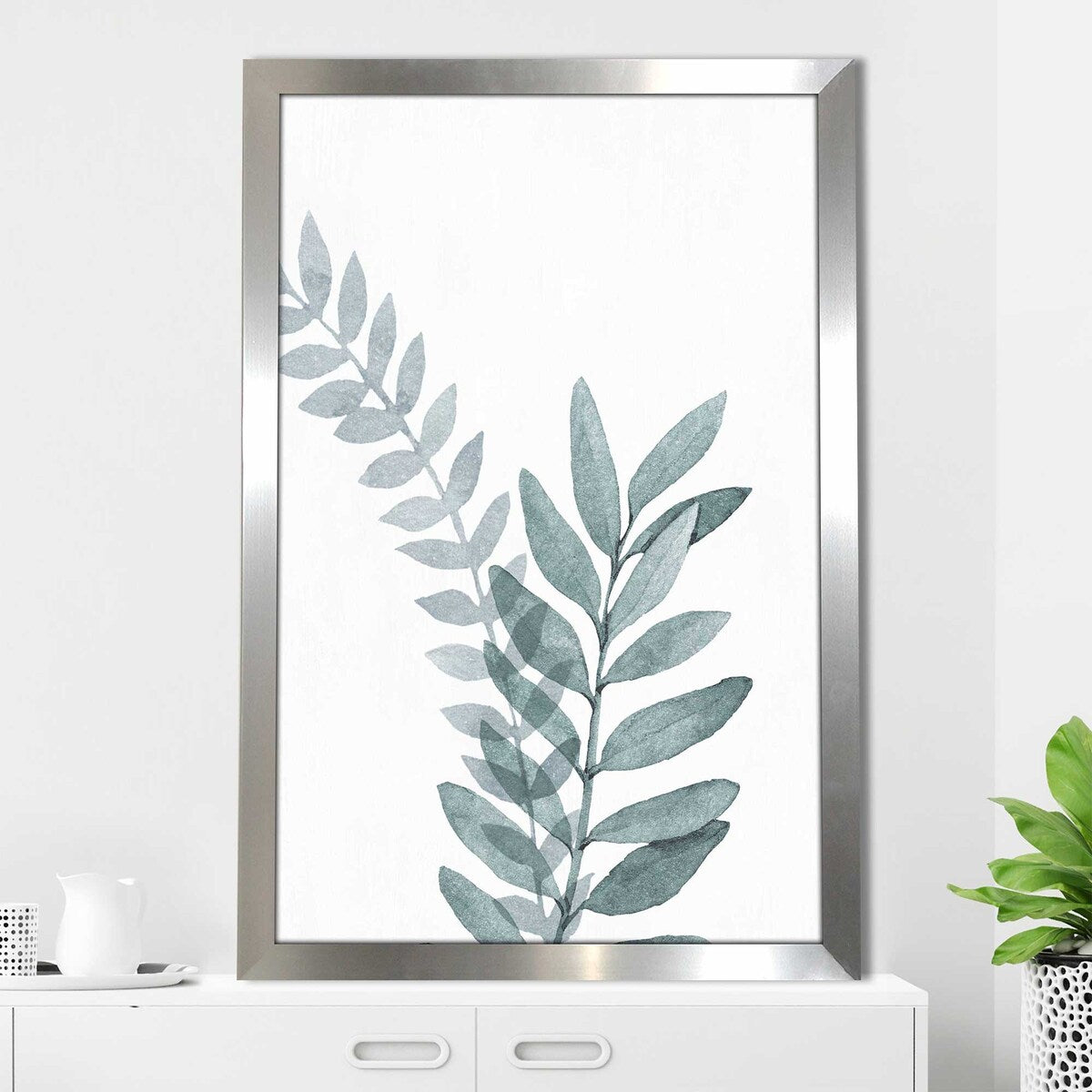 Blue Botanical Wash II by Conrad Knutsen - Premium Acrylic Wall Art Print for Home & Office Decor - Perfect for Living Room, Bedroom or Office Spaces