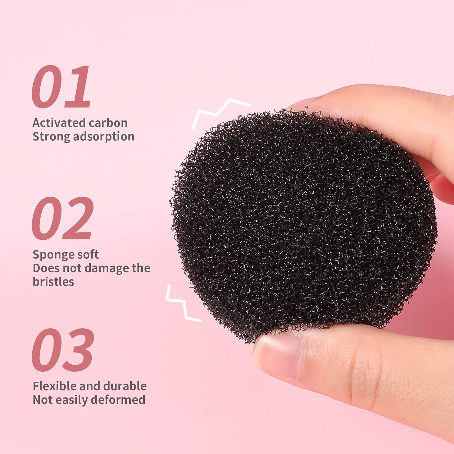 Docolor Vegan Makeup Brush Cleaner Set with Coconut Oil - Perfect for Cleaning Sponges & Brushes at Home