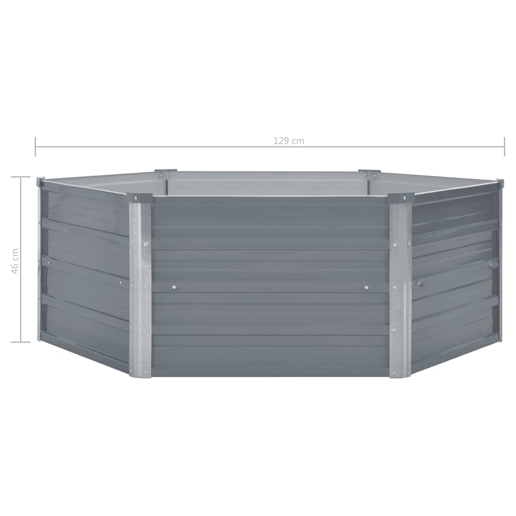 **Galvanized Steel Raised Garden Bed 50.8