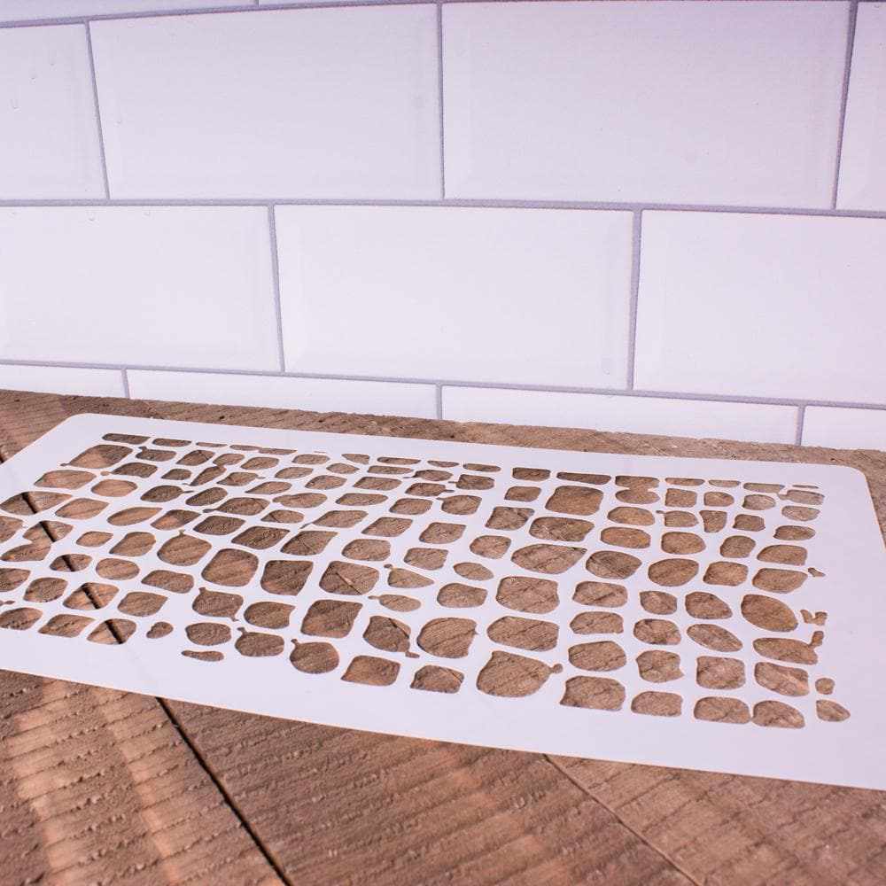 9x5 Inch Snake Print Stencil for DIY Crafts, Wall Art, and Fabric Painting - Reusable Template for Home Decor, Scrapbooking, and Fashion Design Projects