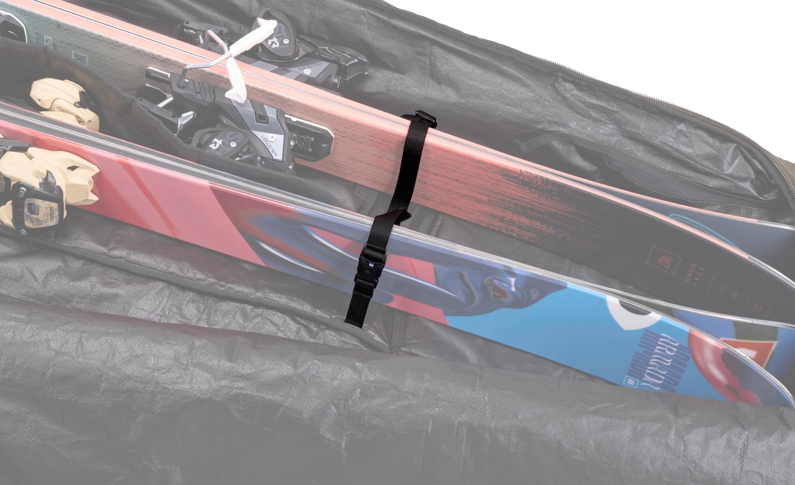Thule Roundtrip Ski Roller Bag - Durable Travel Ski Bag for Airplane & Car Transport - Perfect for Ski Trips & Winter Vacations