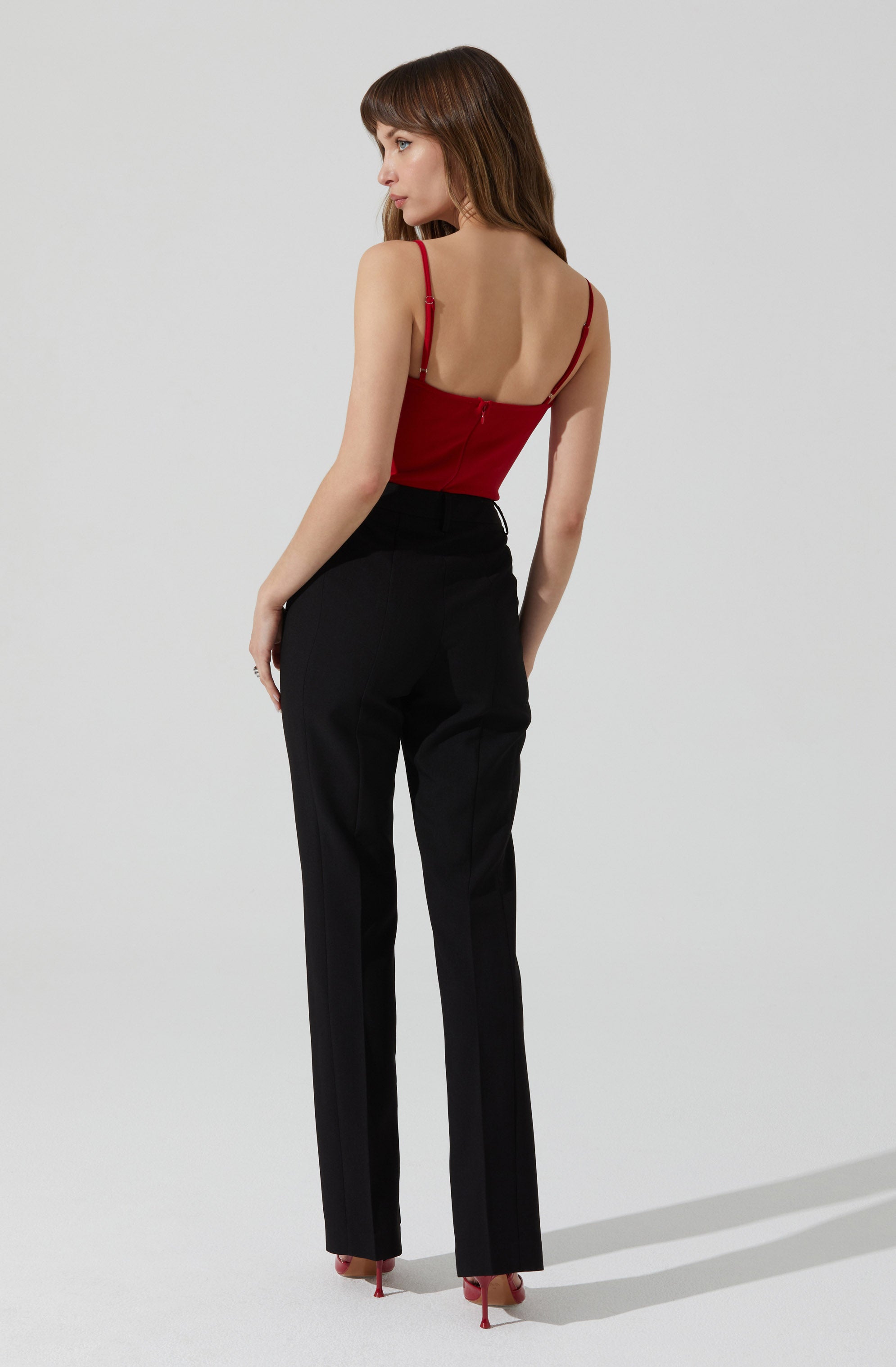 Adana Bow Detail Bustier Top for Women - Elegant Corset Style Blouse for Party, Wedding & Date Night Outfits