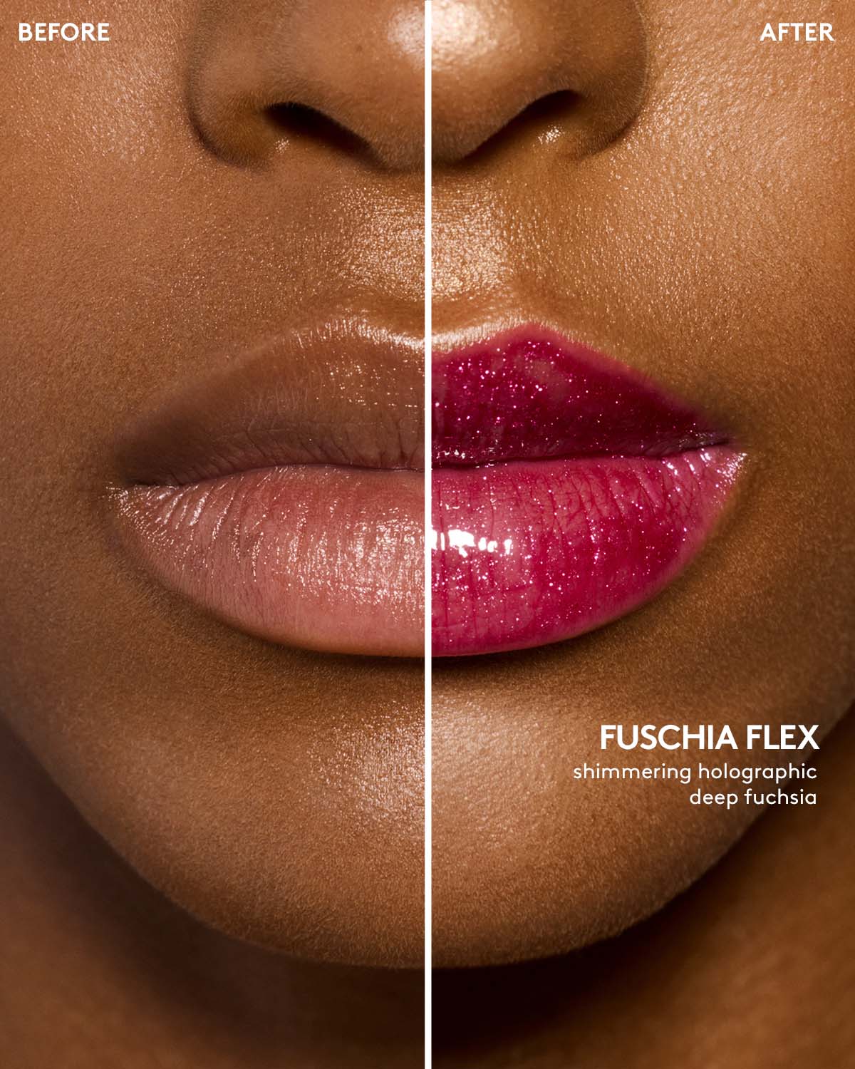 Gloss Bomb Universal Lip Luminizer - Fuchsia Flex Shimmering Lip Gloss | Hydrating & Plumping Lip Shine for Day & Night Wear | Perfect for Parties, Dates & Everyday Makeup Looks