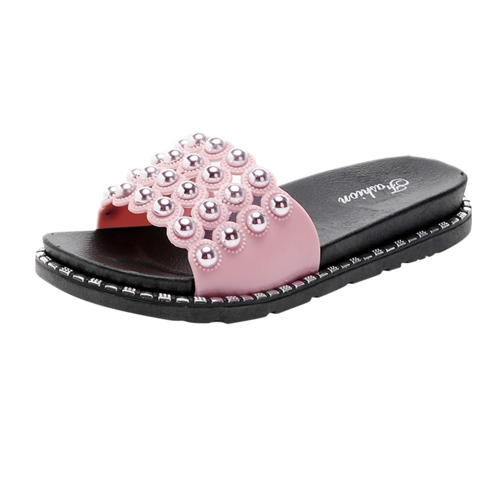 Women's Chunky Heel Wedge Sandals - Slingback Black Block Heel Summer Shoes for Casual Outings & Beach Vacations