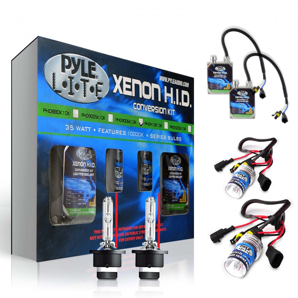 6000K Single Beam 9006 HID Xenon Headlight Conversion Kit - Bright White Light for Night Driving, Fog & Rain Conditions - Perfect for Cars, Trucks & SUVs