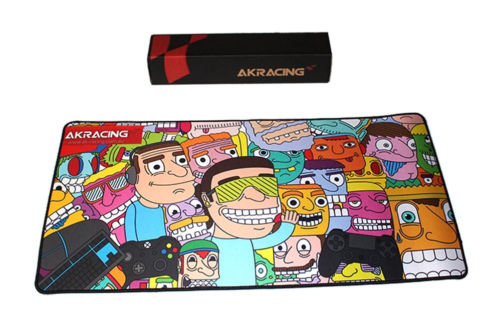 AK Racing Gaming Mouse Pad - Large Non-Slip Rubber Base, Smooth Surface for Precision Control - Perfect for PC, Laptop, Esports & Office Workstations