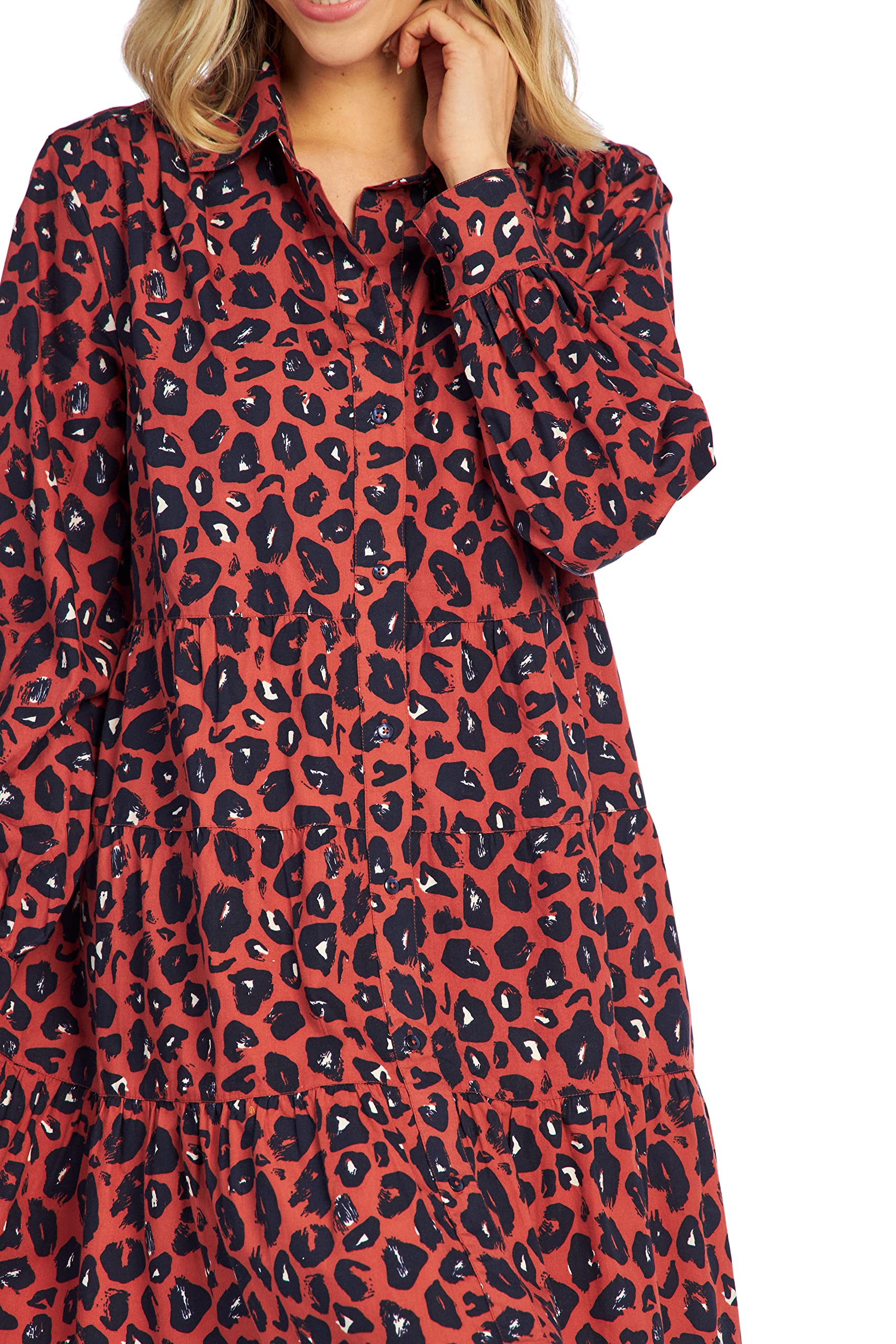 Stylish Mud Pie Polly Tiered Women's Dress - Flowy & Elegant for Casual Outings, Parties, and Summer Events