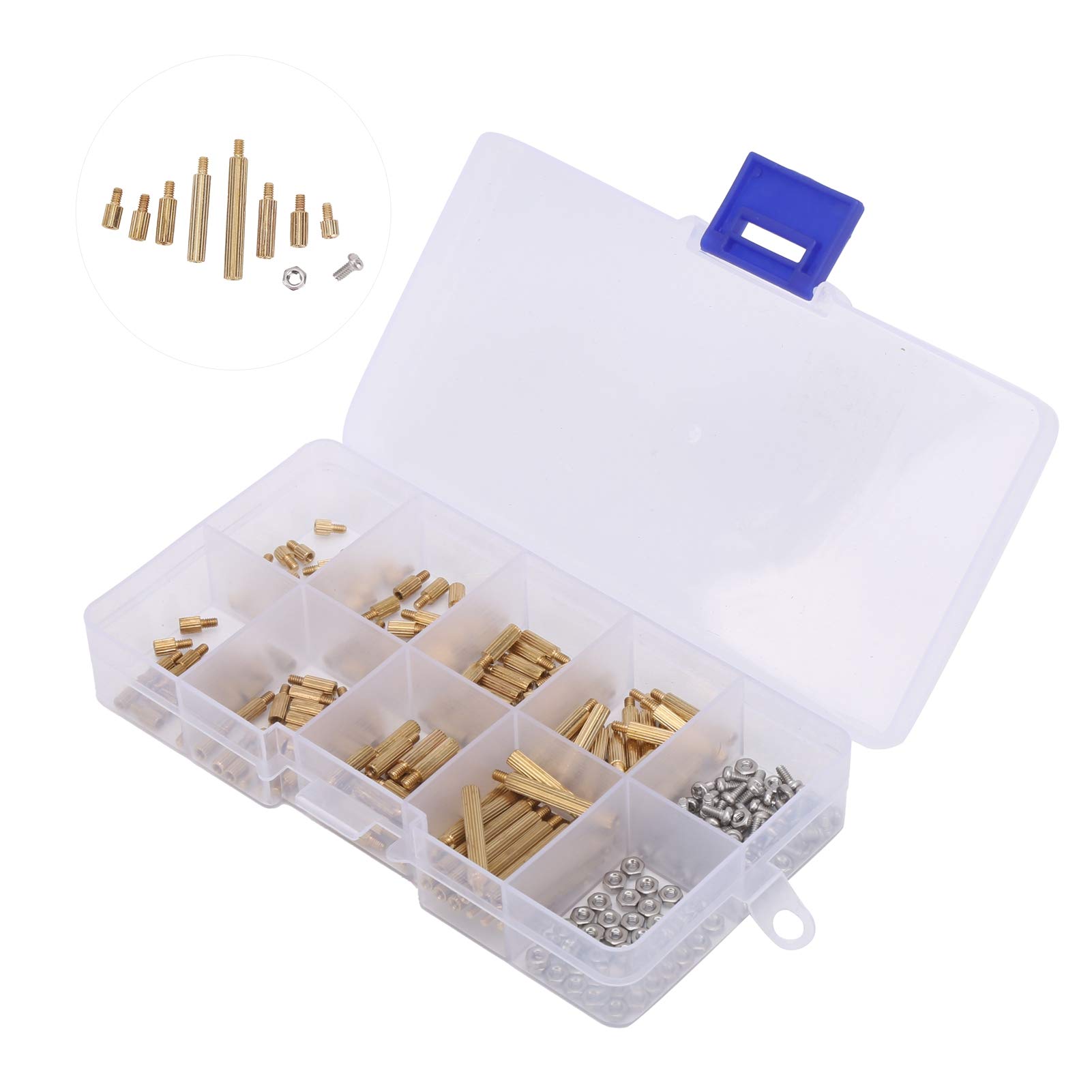 VINGVO M2 Brass Standoff Spacer Kit - 120pcs Computer Case Motherboard Mounting Hardware for PC Build, Repair & DIY Projects | Perfect for Gaming Rigs, Workstations & Server Installations