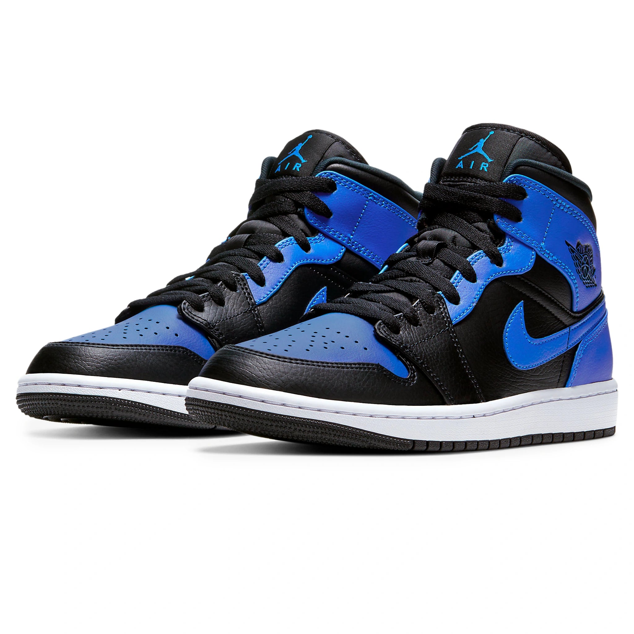 Air Jordan 1 Mid Hyper Royal Sneakers - Men's Basketball Shoes for Casual Wear & Street Style | Perfect for Sports, Gym & Everyday Fashion