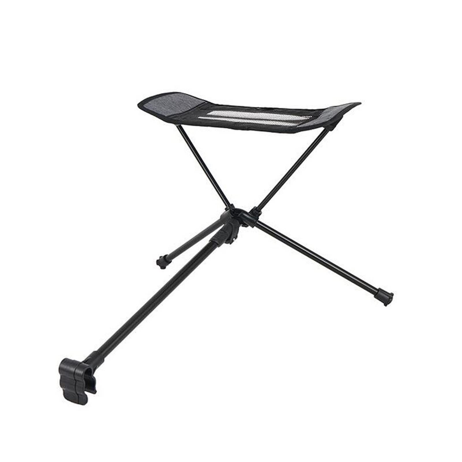 Portable Folding Reclining Camping Chair with Adjustable Footrest - Lightweight Outdoor Chair for Beach, Picnic, Patio & Backyard - Durable & Comfortable Lounge Chair for Camping, Travel, Beach Vacations, Fishing & Tailgating - Perfect for Relaxing, Sunbathing, Backyard Lounging & Outdoor Events (Black)