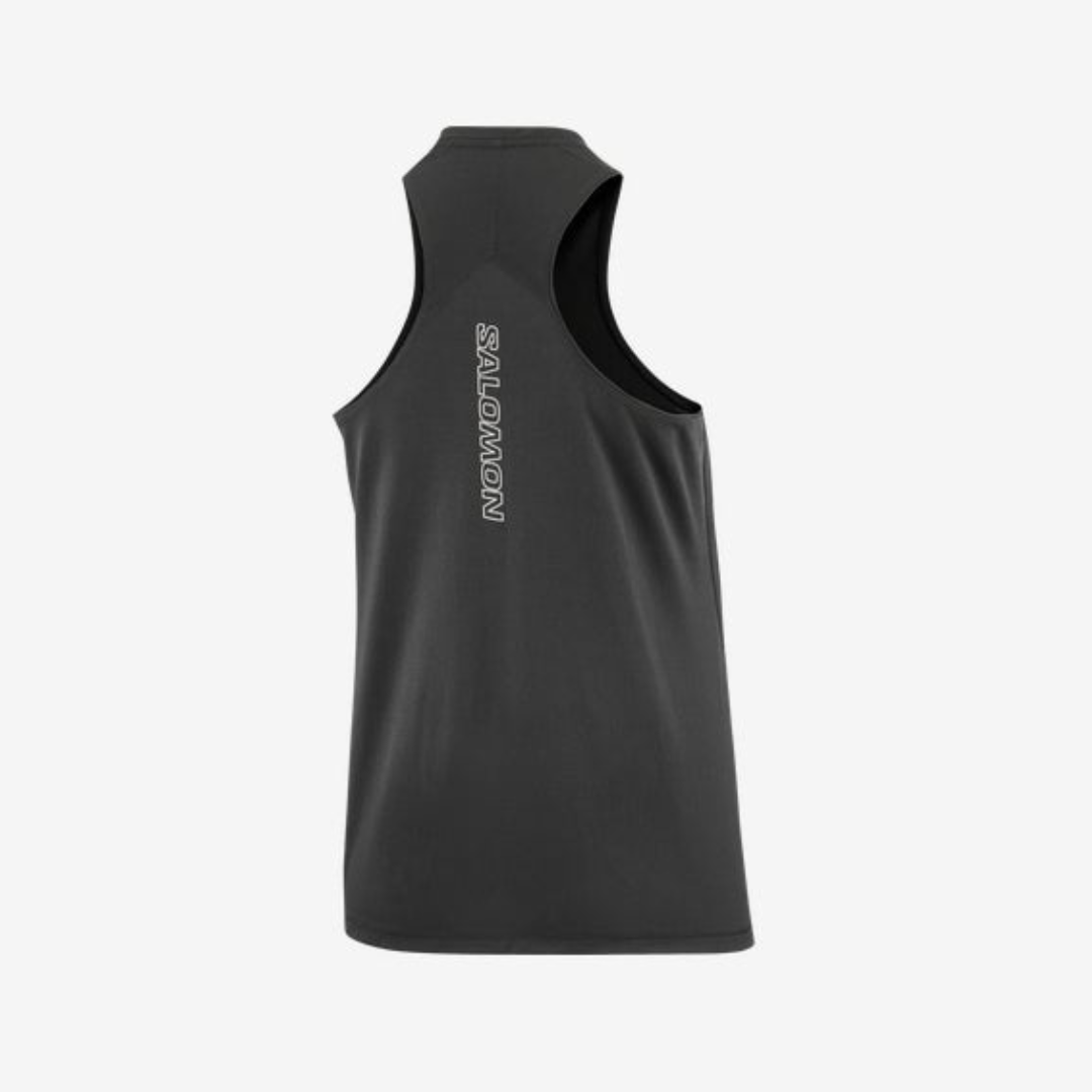 Salomon Women's Sense Aero Singlet - Lightweight Running Tank Top for Women - Breathable Athletic Shirt - Trail Running & Gym Workout Apparel (LC2308600)