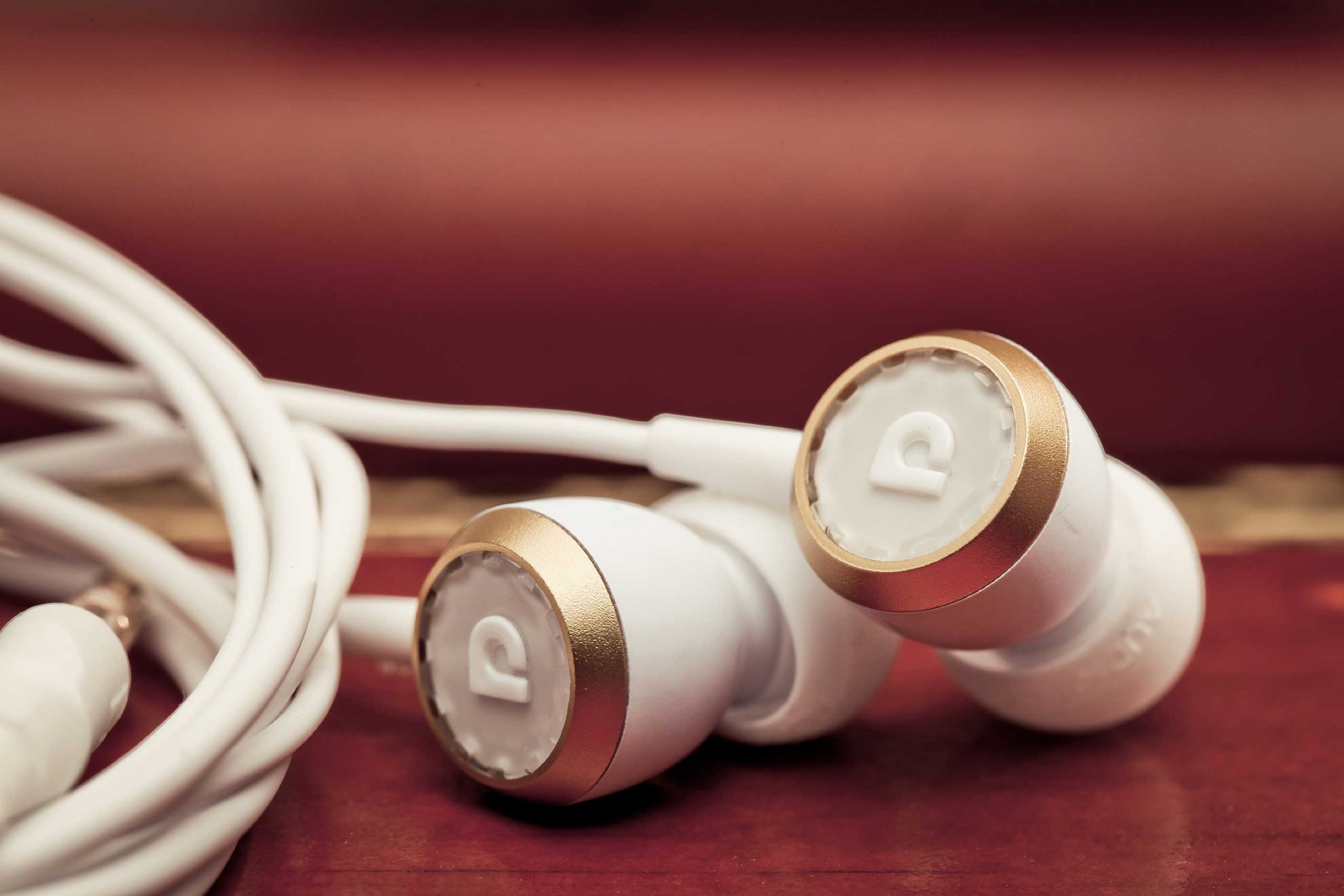 Audiofly 33 Series Premium Headphones with Built-in Microphone - Corset White | Noise Cancelling Wireless Earbuds for Gym, Travel & Work