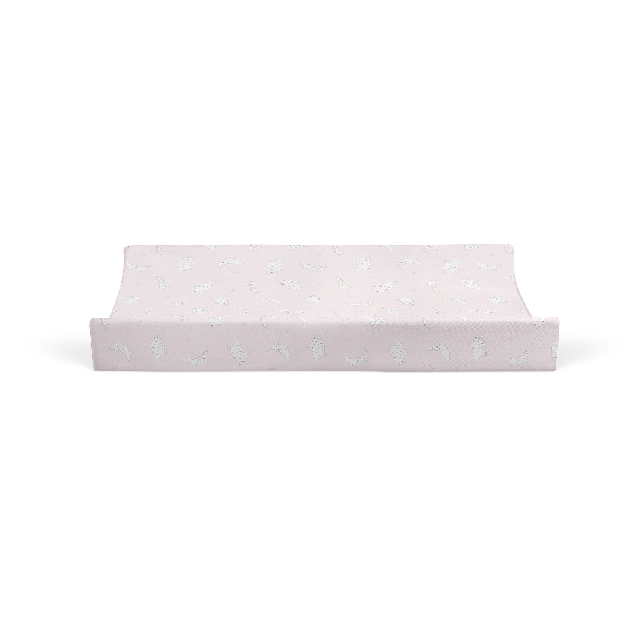 Sleepy Safari Bamboo Waterproof Changing Pad Cover - Soft & Hypoallergenic for Baby Nursery, Diaper Changing Station & Travel - Blush Pink